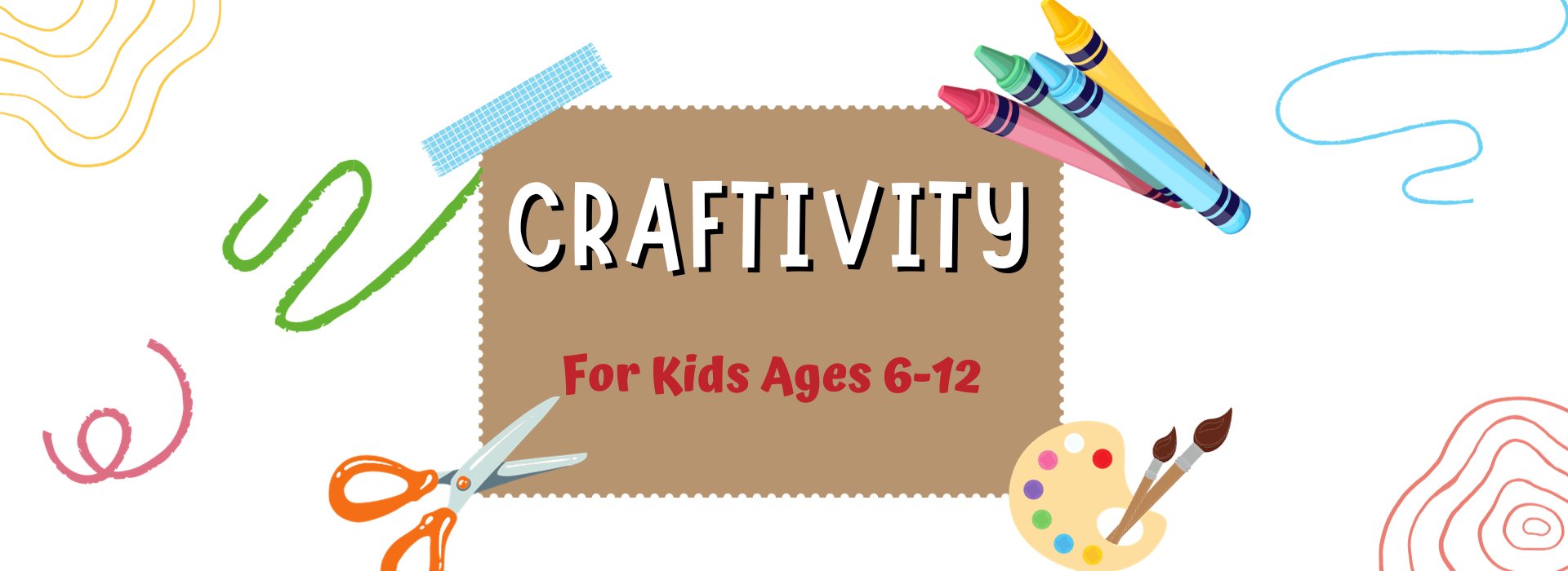 Craftivity Tuesday, April 2nd at 4pm for kids ages 6-12