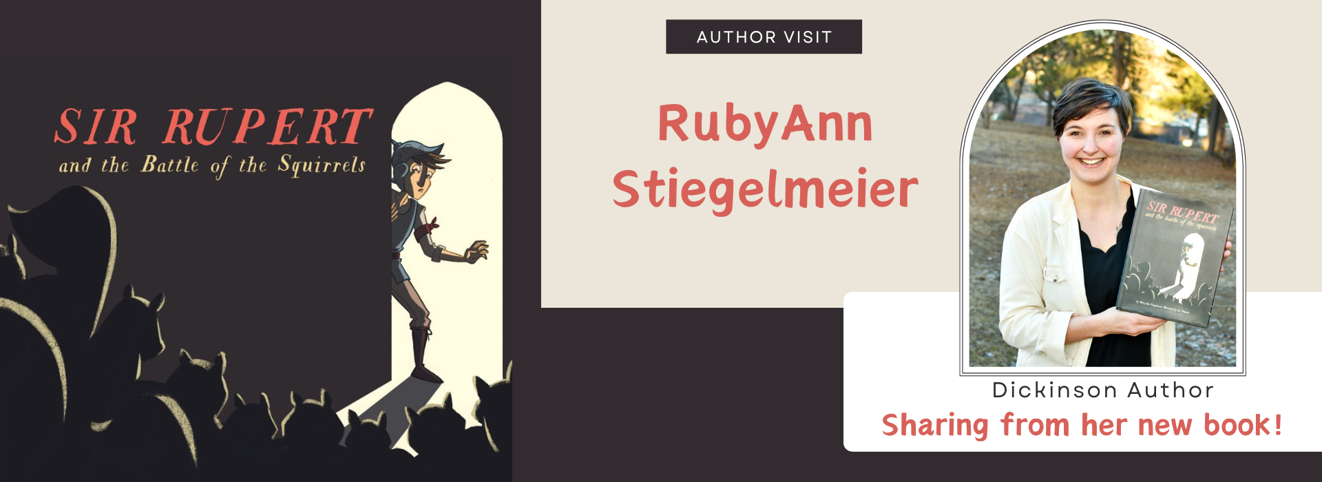 Author Visit with RubyAnn Stiegelmeier at 6pm on April 16th